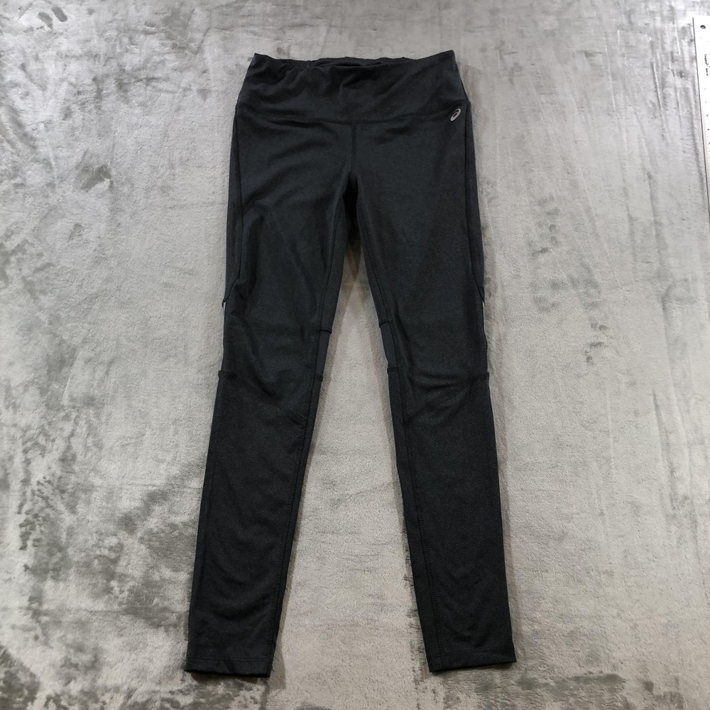 ASICS Leggings Womens Small Gray Ankle Skinny Running Yoga Stretch WB2062CW